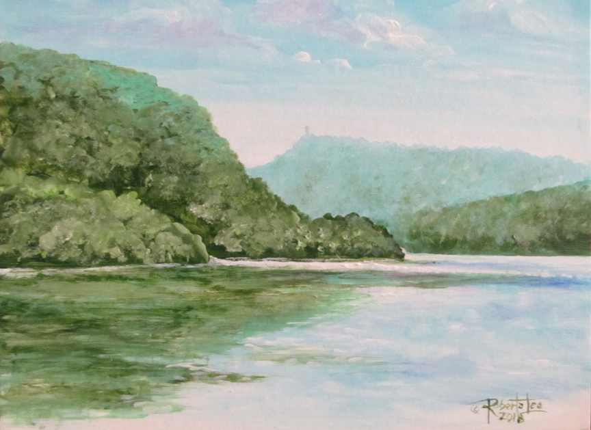 Delaware River - South Toward Bowman's Hill