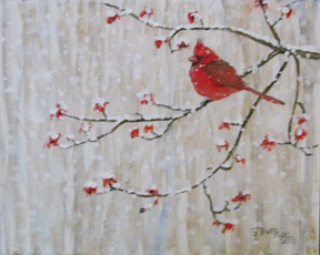 March Snow - Cardinal
