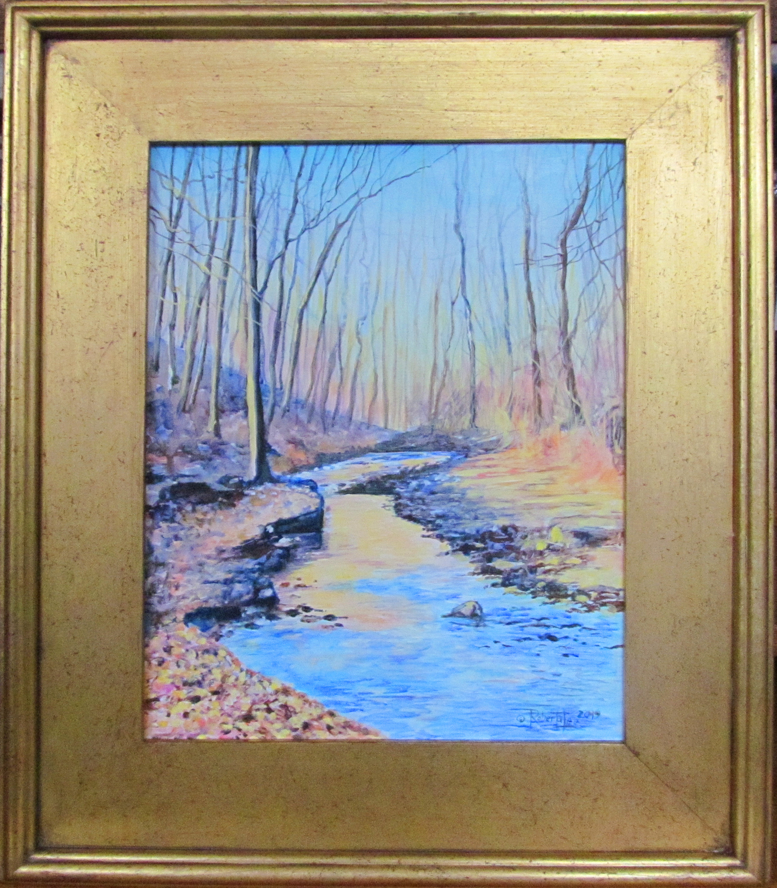 Stream Solstice Framed
